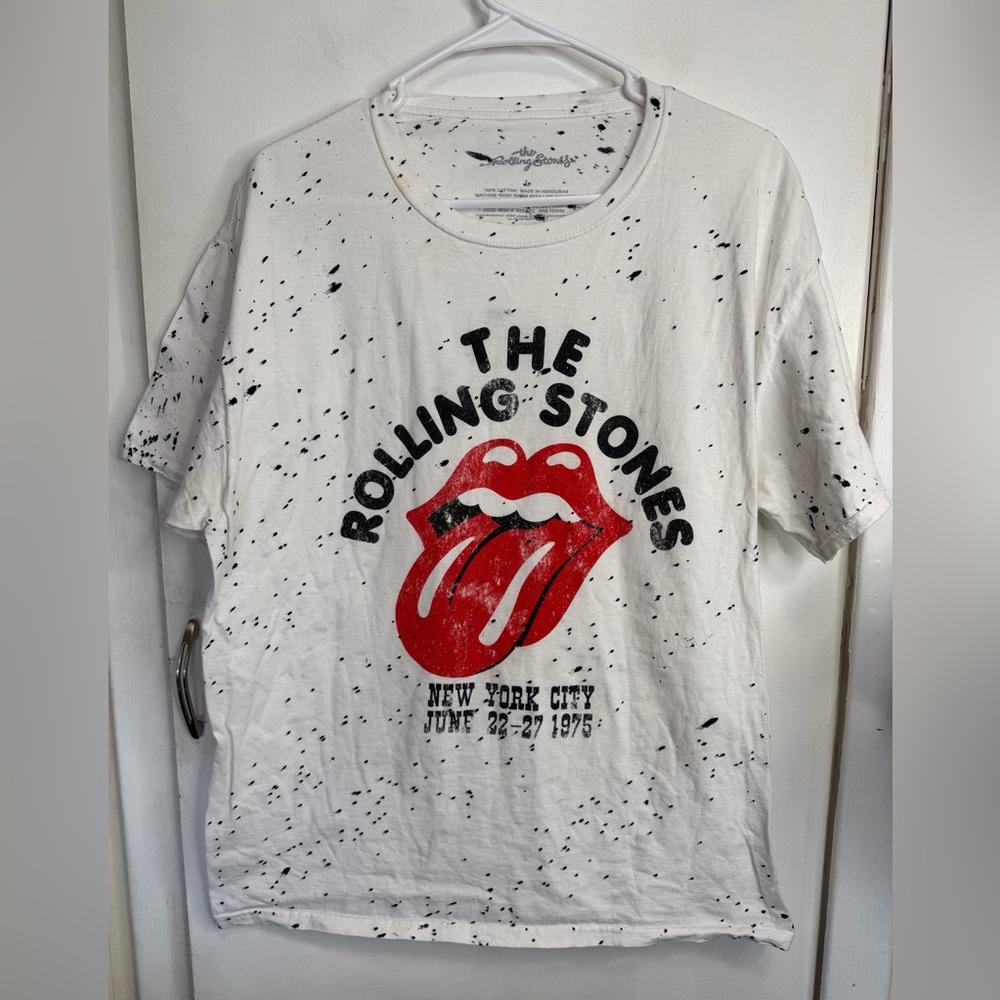 The Rolling Stones Speckled Graphic Tee